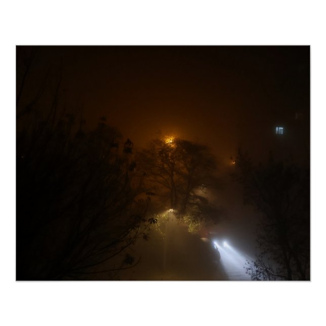 Póster Lights in the Fog (Frente)