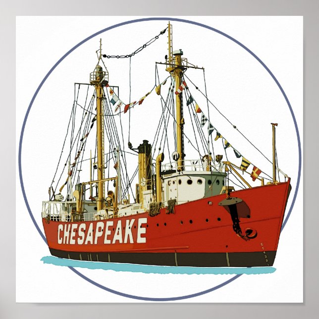 Póster Lightship Chesapeake (Frente)