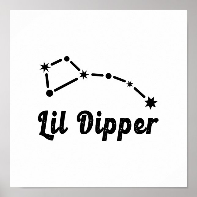 Poster Lil Dipper Constulation Ursa Menor (Frente)