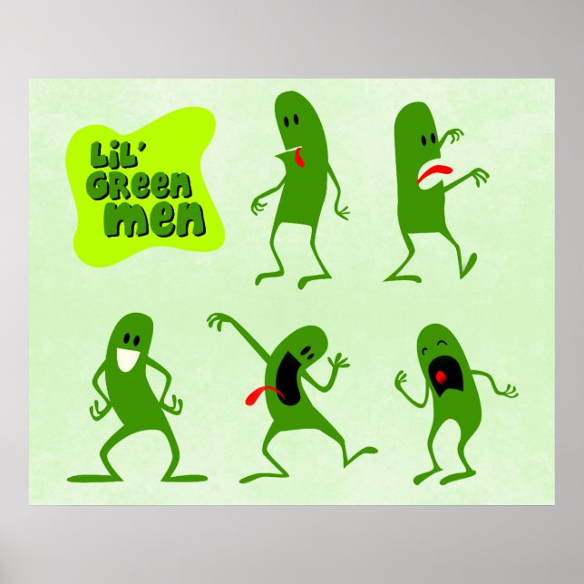 Poster Lil' Green Men (Frente)