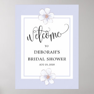 Poster Lilac Floral Romântico