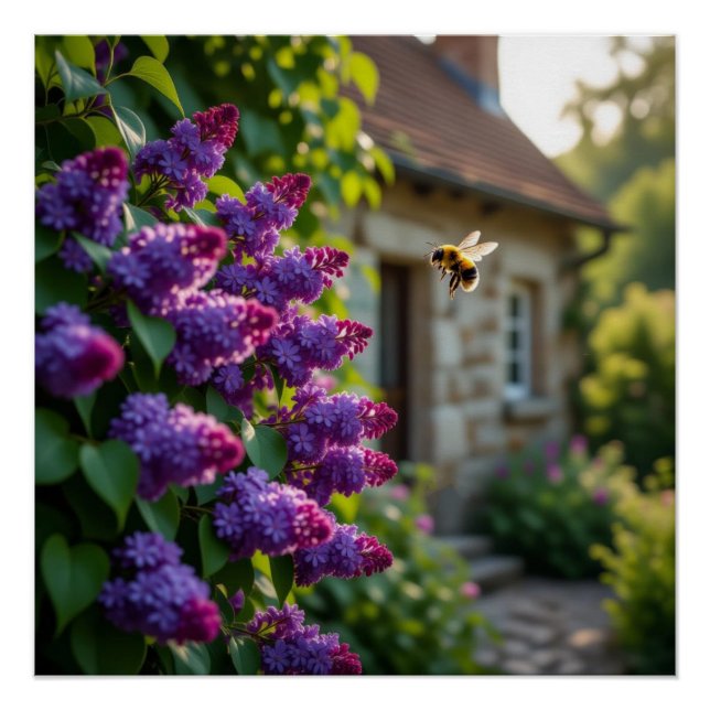 Póster Lilac Flower (Frente)