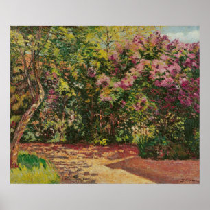 Póster Lilac, o jardim do artista
