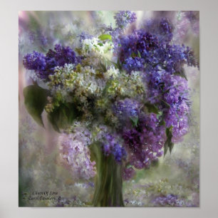 Póster Lilacs do poster/impressão da arte do amor