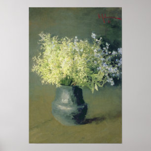 Póster Lilacs e miosótis selvagens, 1889