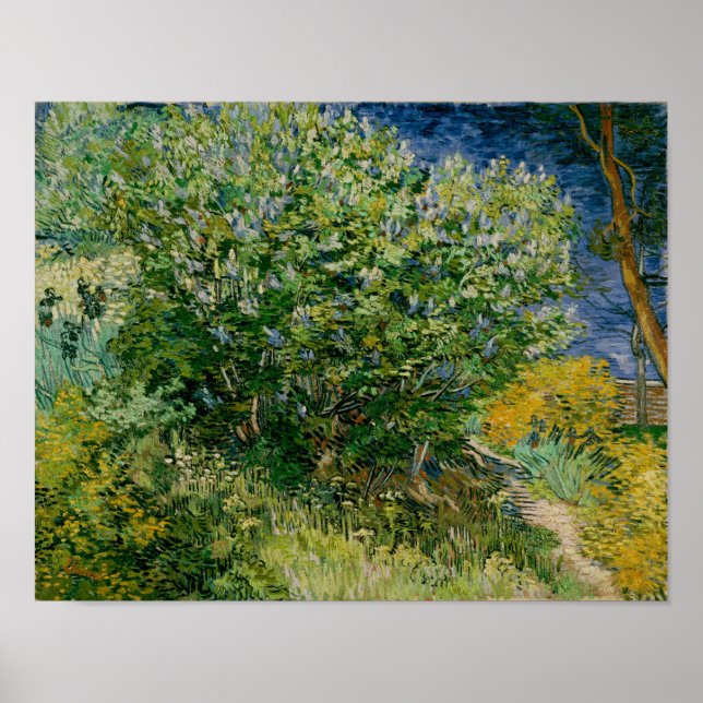 Póster Lilacs, Vincent van Gogh (Frente)