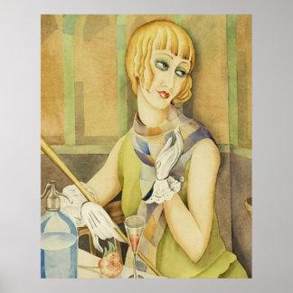 Poster Lili Elbe, por Gerda Wegener [1886 - 1940]