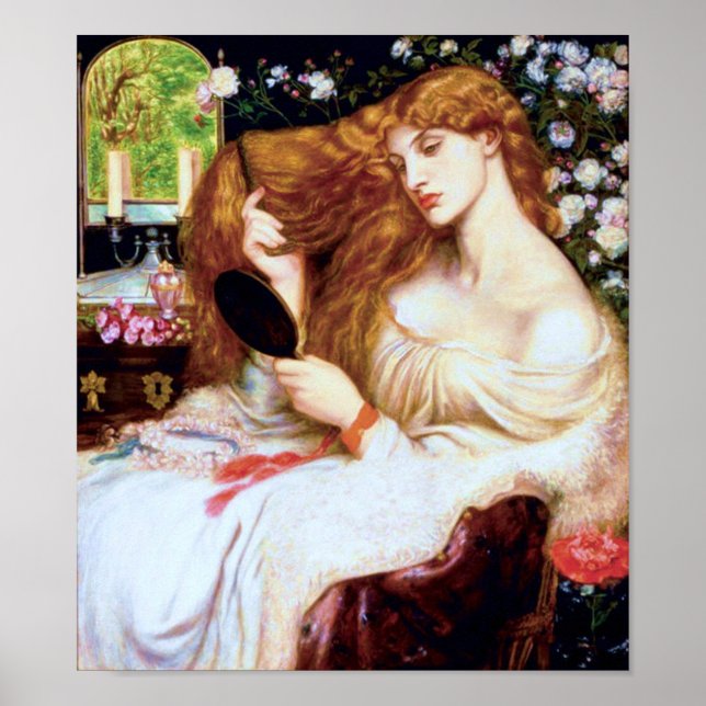 Poster Lilith com Cabelo Vermelho (Frente)