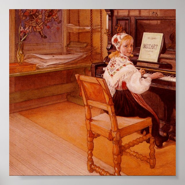 Poster Lillanna Reproduzindo Mozart (Frente)