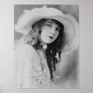 Póster Lillian Gish, estrela do cinema
