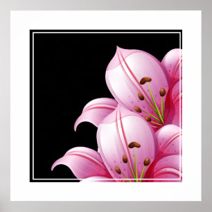 Poster Lillie poster-Rosa