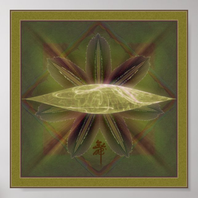 Poster Lily Coon Nest Abstrato Art (Frente)