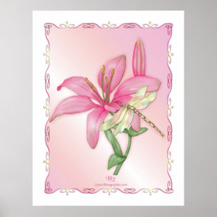 Póster Lily Pink