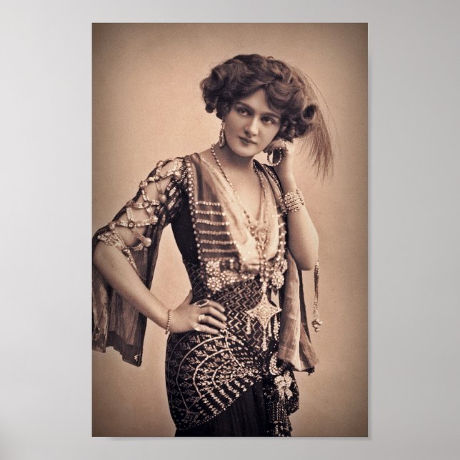 Póster Lily Vintage Movie Star (Frente)