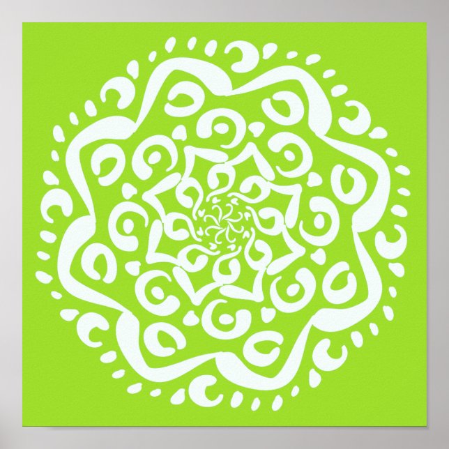 Poster Limão Mandala (Frente)