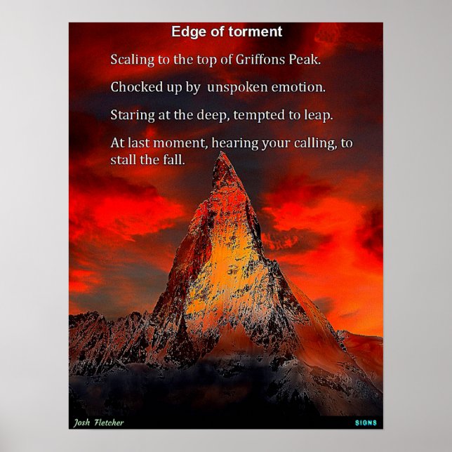 Poster Limiar de Tormento (Frente)