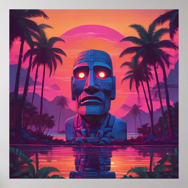 Poster Liminal Polynesian Haunt (Frente)