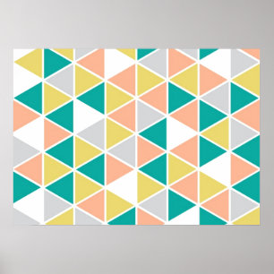 Poster limitado do triângulo