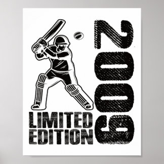 Poster Limited Edition 2009 Limited Edition Cricket Gebur