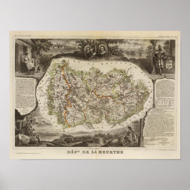 Póster Limites do distrito (Frente)