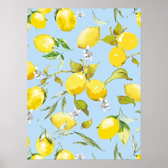 Poster Limões aquosos 4 (Frente)