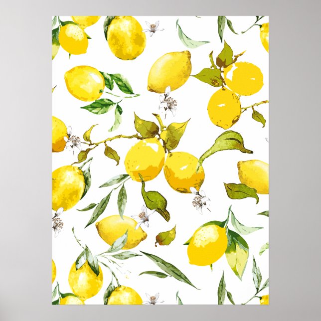 Poster Limões aquosos 5 (Frente)