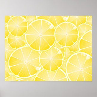 Póster Limon Slices