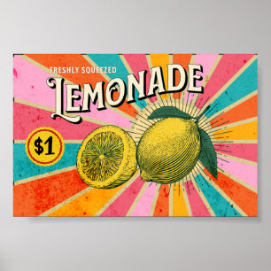 Poster Limonada Enrolada Fresosamente