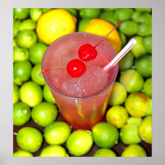 Póster Limonada Rosa