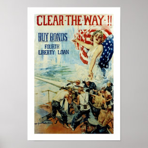 Póster Limpa o caminho! - Quarto empréstimo à liberdade