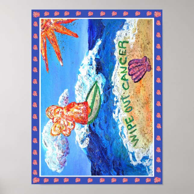 Poster Limpar Cancer Anjo (Frente)