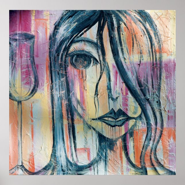 Póster Limpar o suporte de vidro (Frente)