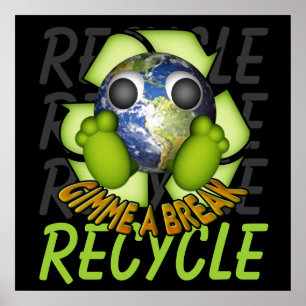 Poster Limpe a Terra - Recicle