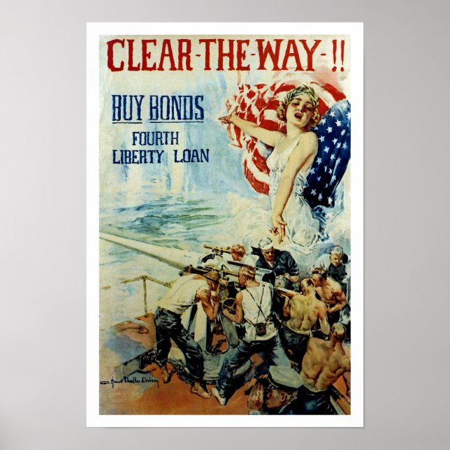 Poster Limpe o caminho! - Quarto empréstimo à liberdade (Frente)