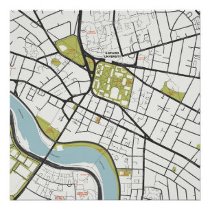 PÓSTER LIMPE O MAPA DO ESBOÇO DE MASSACHUSETTS DA