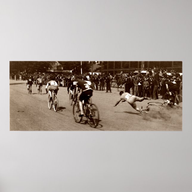 Póster Limpeza de Corrida de Bicicleta 1905 (Frente)