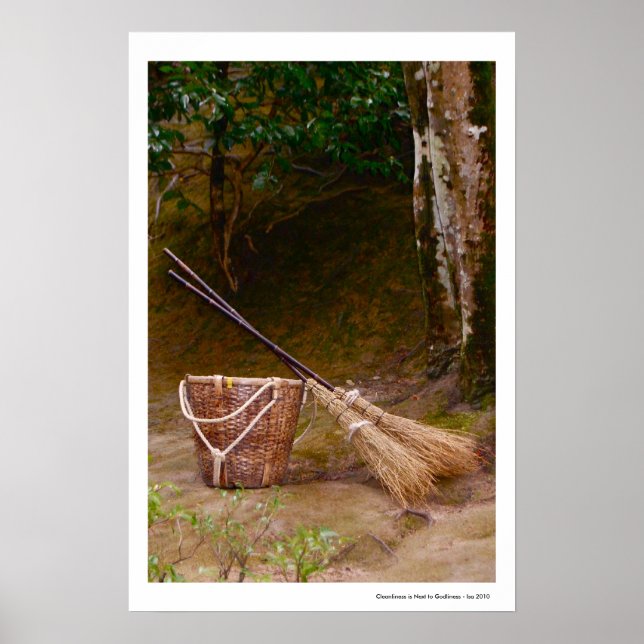 Poster Limpeza é Próximo a Deus (Frente)