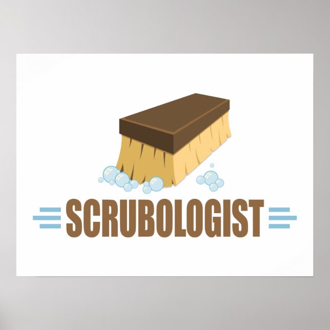 Póster Limpeza Engraçada (Frente)