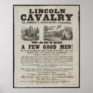 Póster Lincoln Cavalry