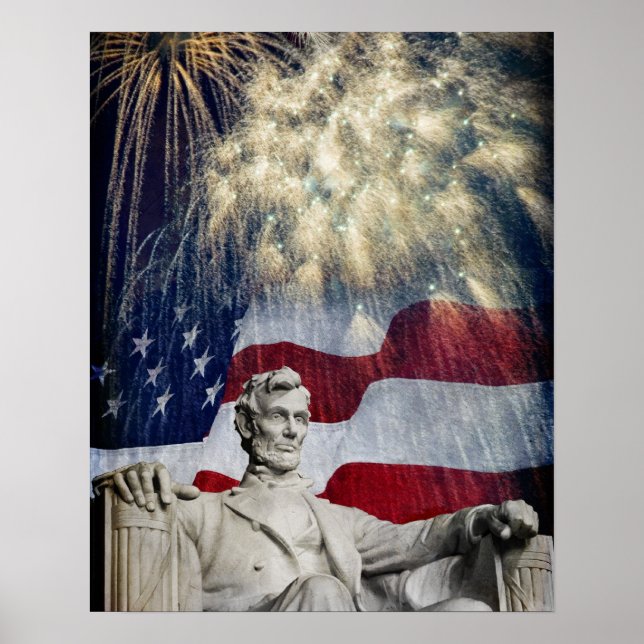 Poster Lincoln e Fireworks (Frente)
