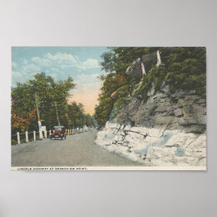 Póster Lincoln Highway no Grandview Point
