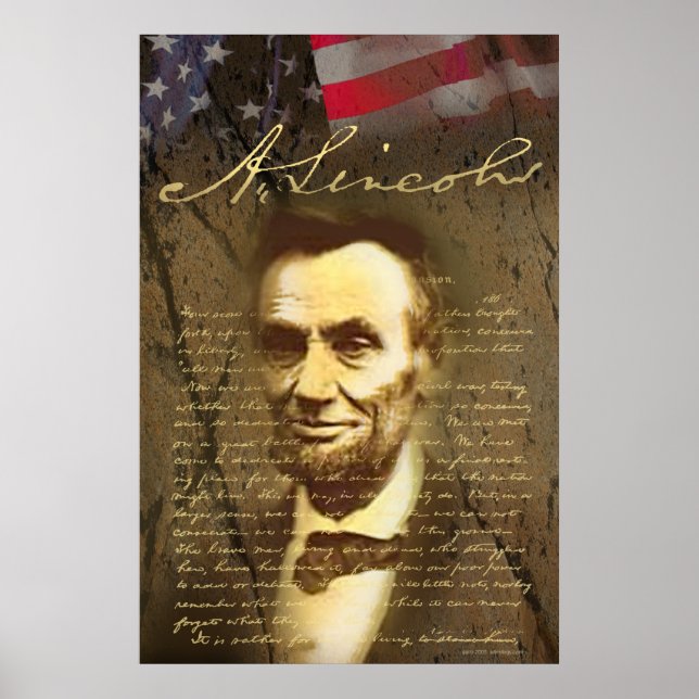 Póster Lincoln por Gregory Gallo (Frente)