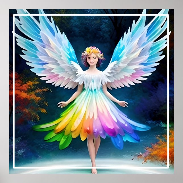 Poster Linda Anjo Wings Art-35444 (Frente)