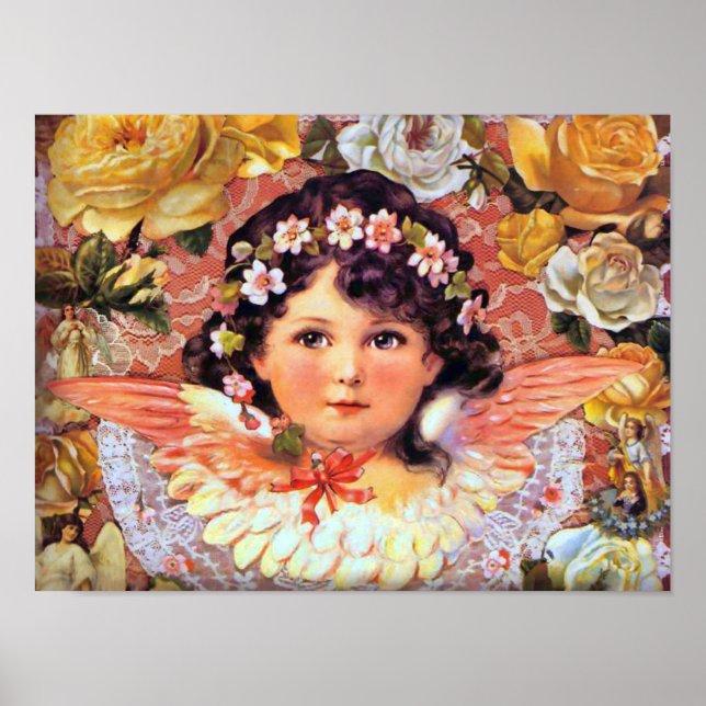 Poster Linda Criança Anjo (Frente)