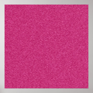 Poster Linda e elegante brilho rosa-quente