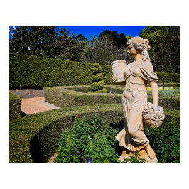 Póster Linda estátua em Queens Park Toowoomba