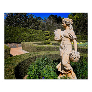 Póster Linda estátua em Queens Park Toowoomba