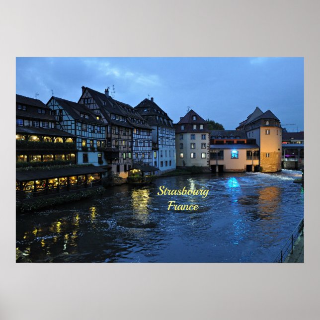 Póster Linda Estrasburgo, França (Frente)