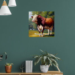 Poster Linda Hereford Bull