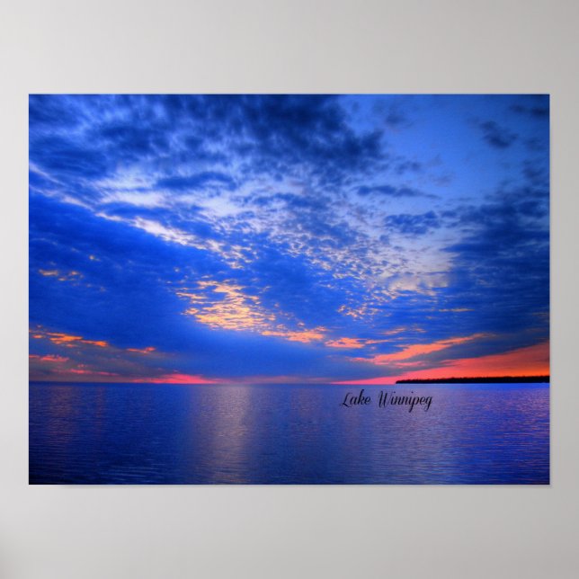 Poster Linda lagoa Winnipeg (Frente)